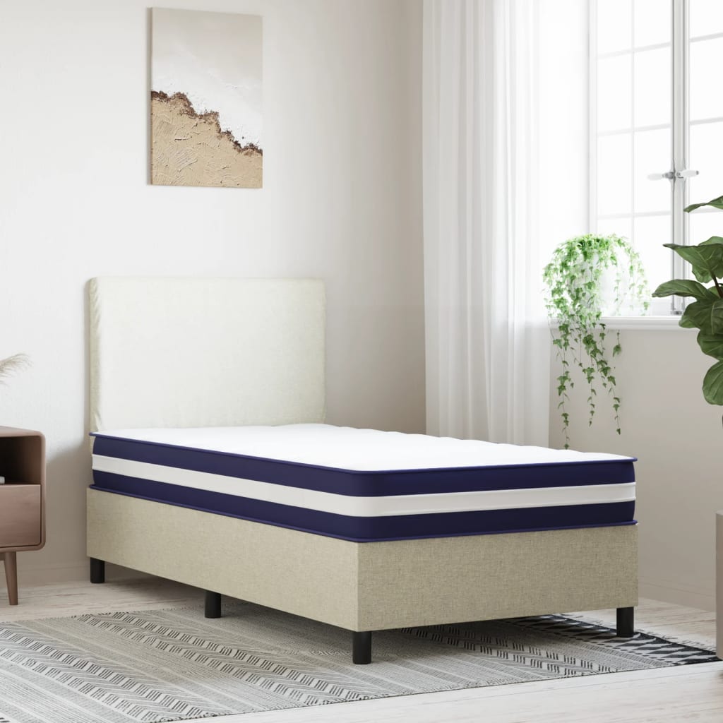 Matelas à ressorts ensachés mi-dur 140x190 cm