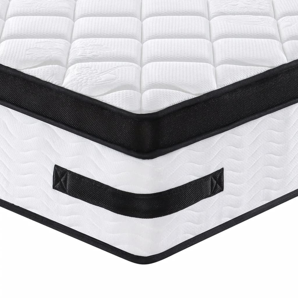 Matelas à ressorts ensachés mi-ferme-plus 200x200 cm