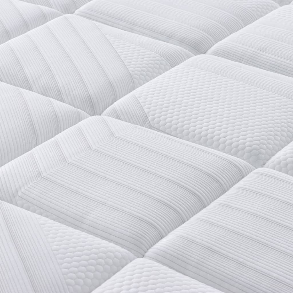 Matelas à ressorts ensachés mi-dur 200x200 cm