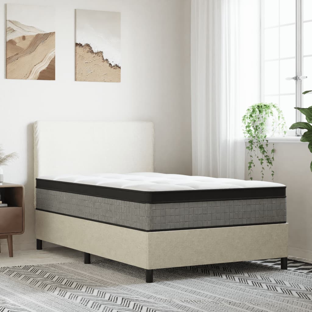 Matelas à ressorts ensachés mi-dur 200x200 cm