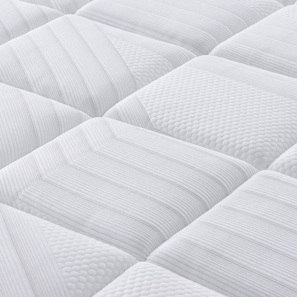 Matelas à ressorts ensachés mi-dur 200x200 cm