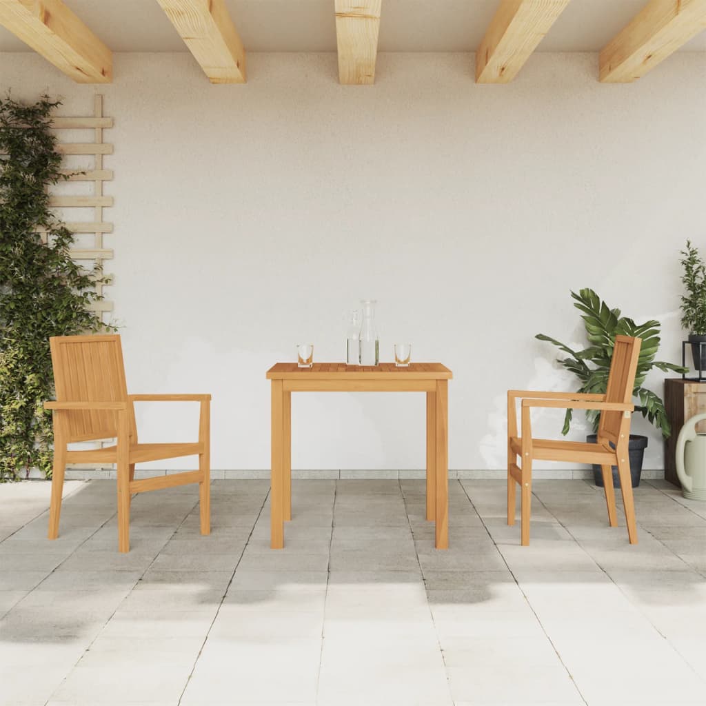 Ensemble de jardin 5 pièces en bois de teck massif