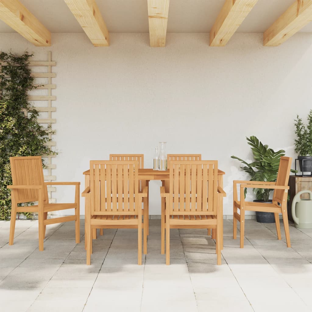 Ensemble de jardin 5 pièces en bois de teck massif