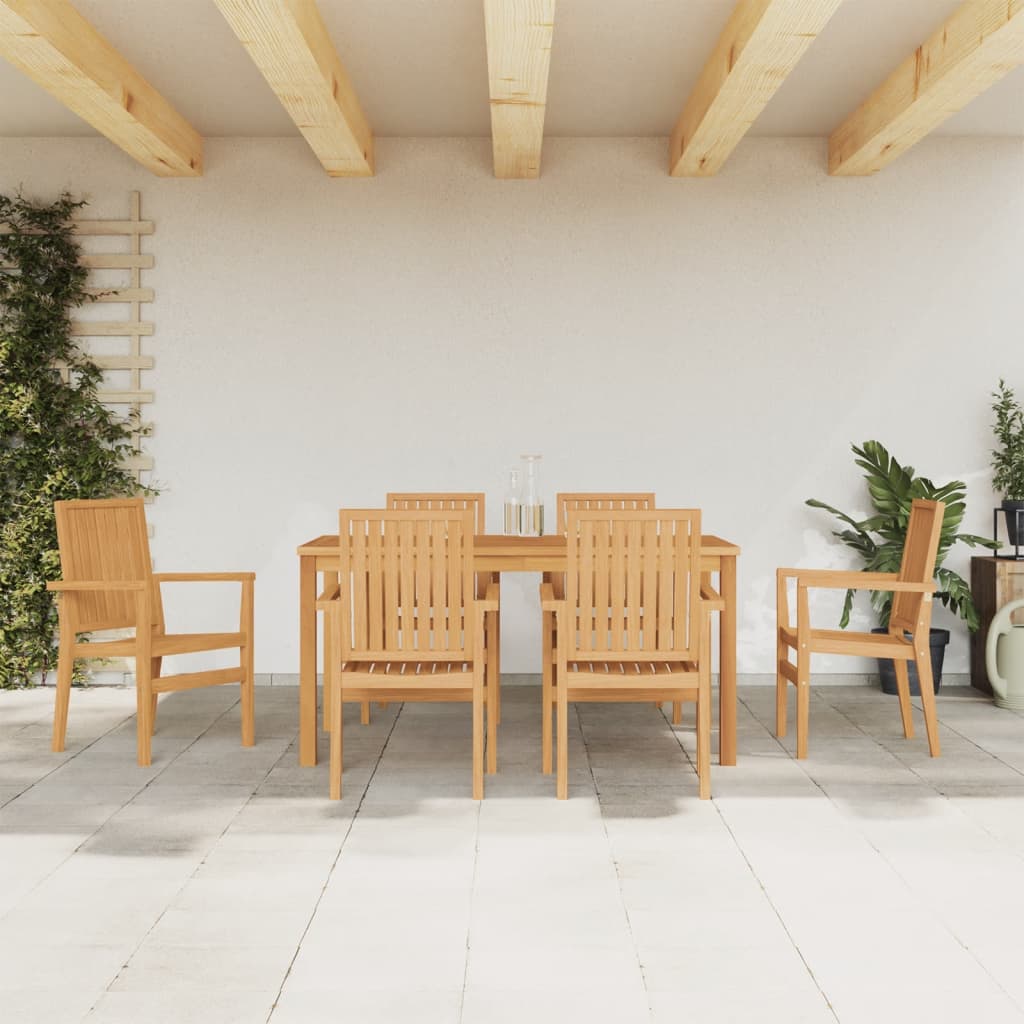 Ensemble de jardin 5 pièces en bois de teck massif