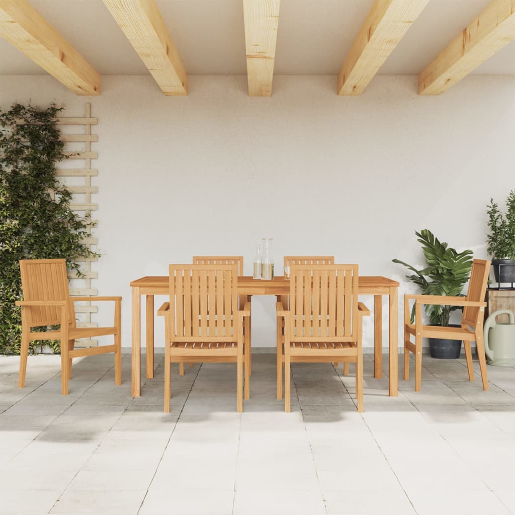 Ensemble de jardin 5 pièces en bois de teck massif