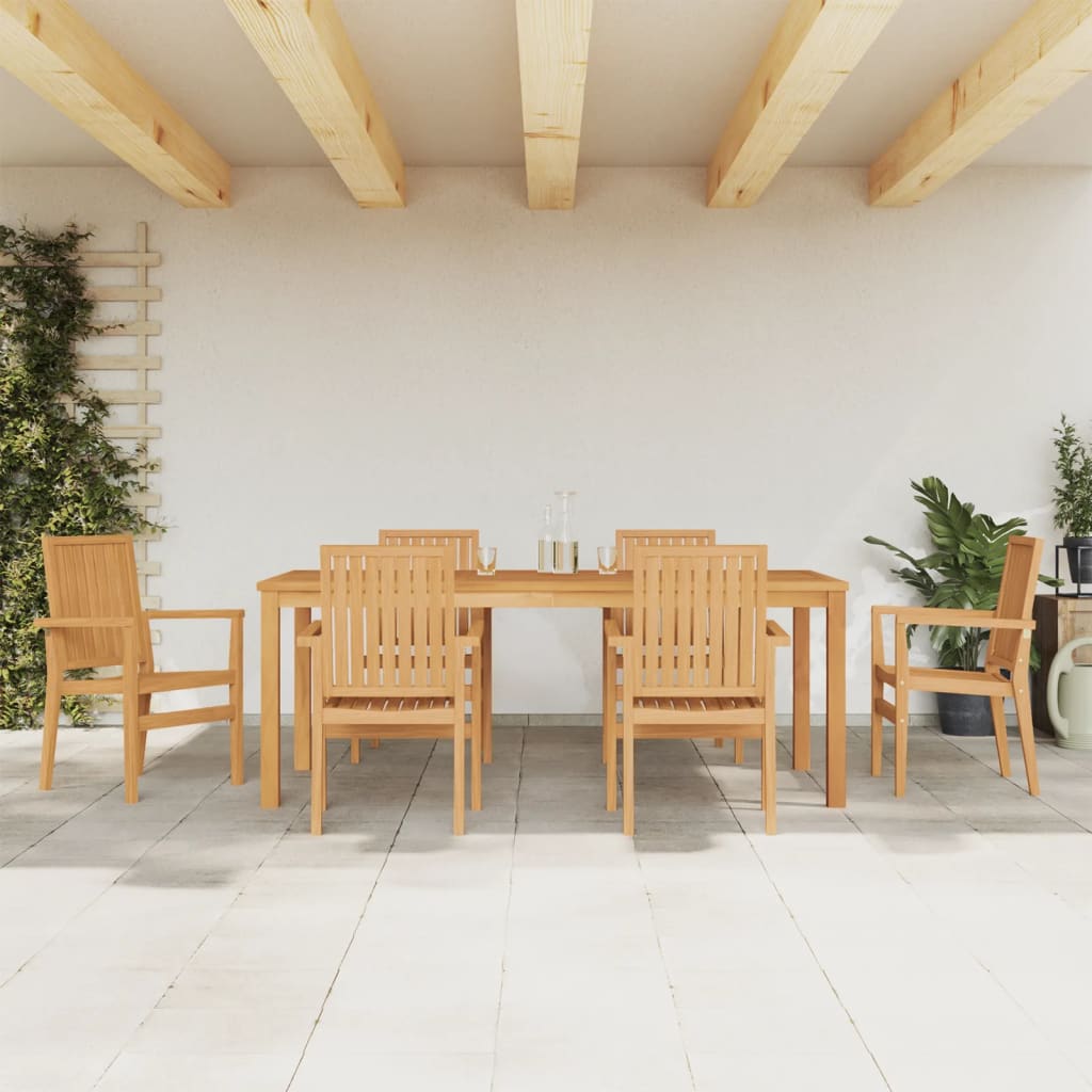 Ensemble de jardin 5 pièces en bois de teck massif