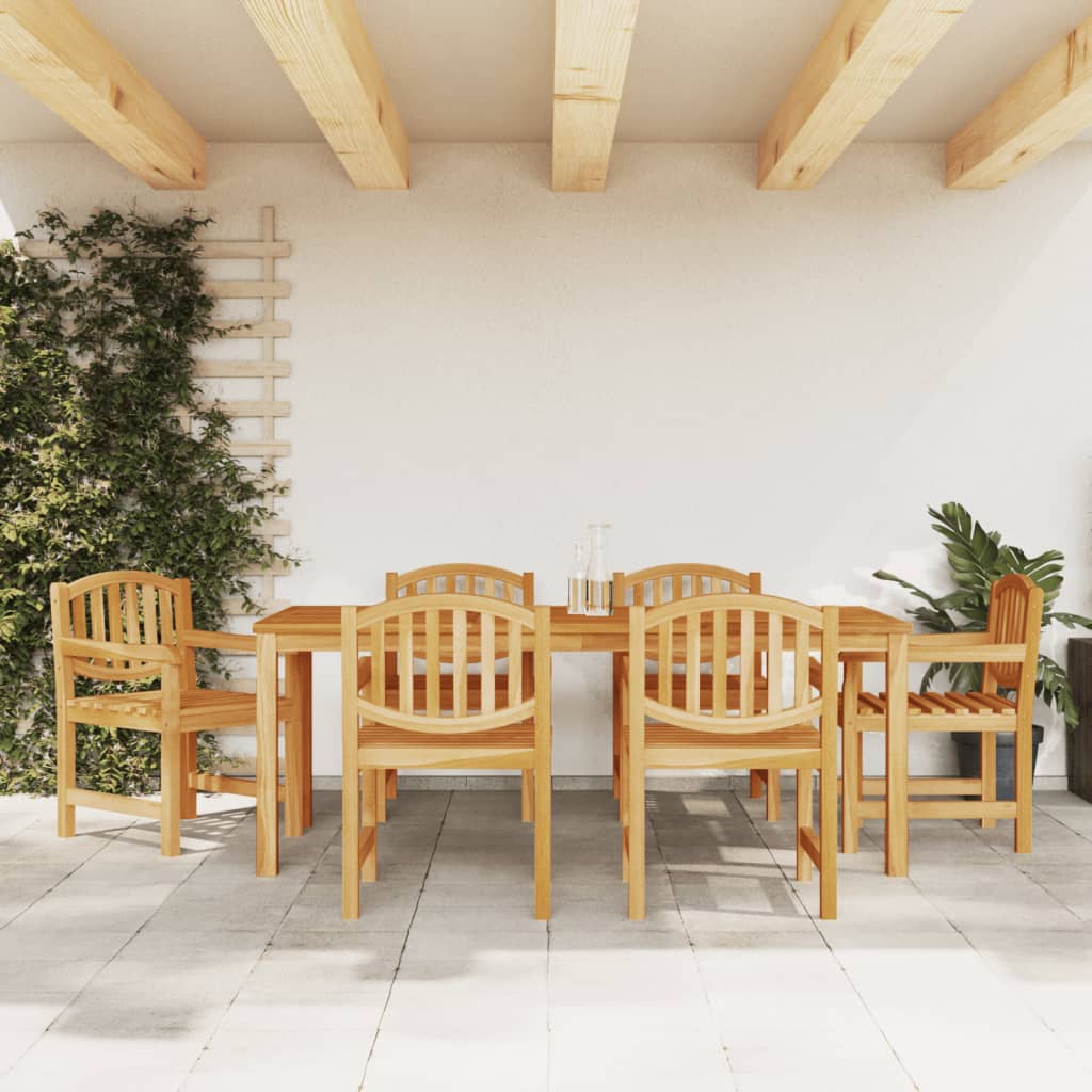 Ensemble de jardin 5 pièces en bois de teck massif