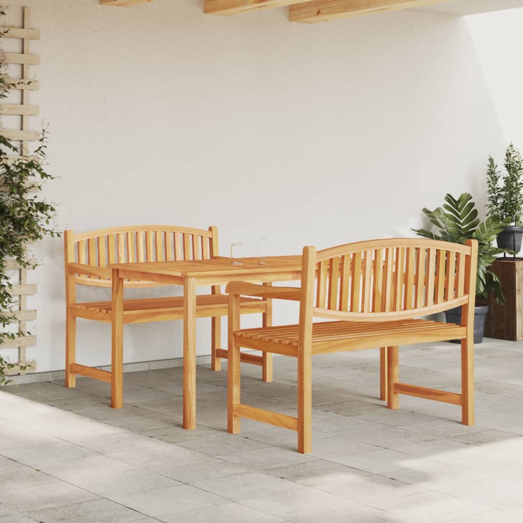 Ensemble de jardin 5 pièces en bois de teck massif