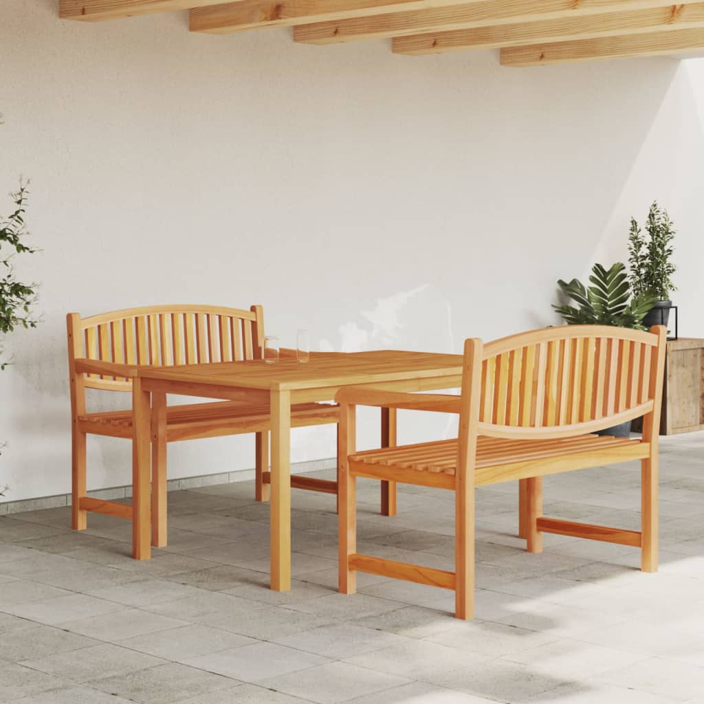 Ensemble de jardin 5 pièces en bois de teck massif