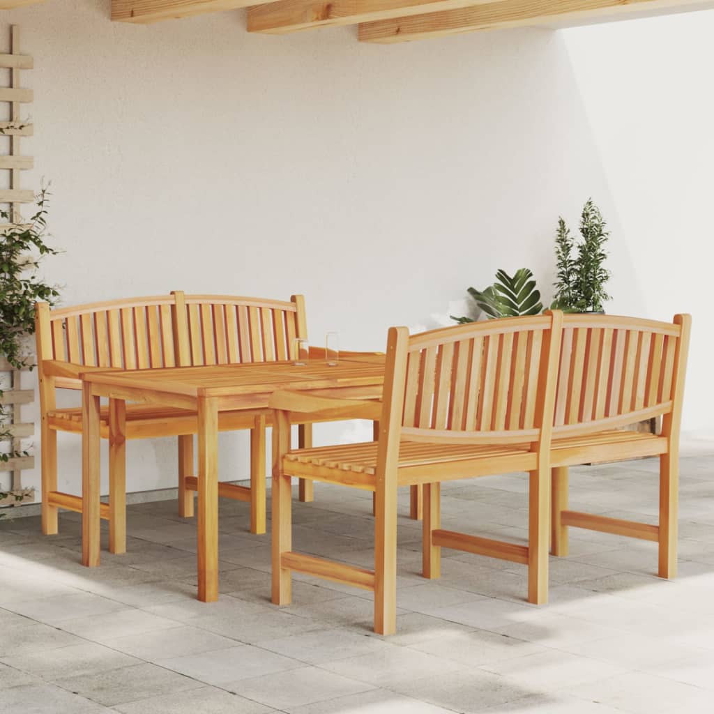 Ensemble de jardin 5 pièces en bois de teck massif