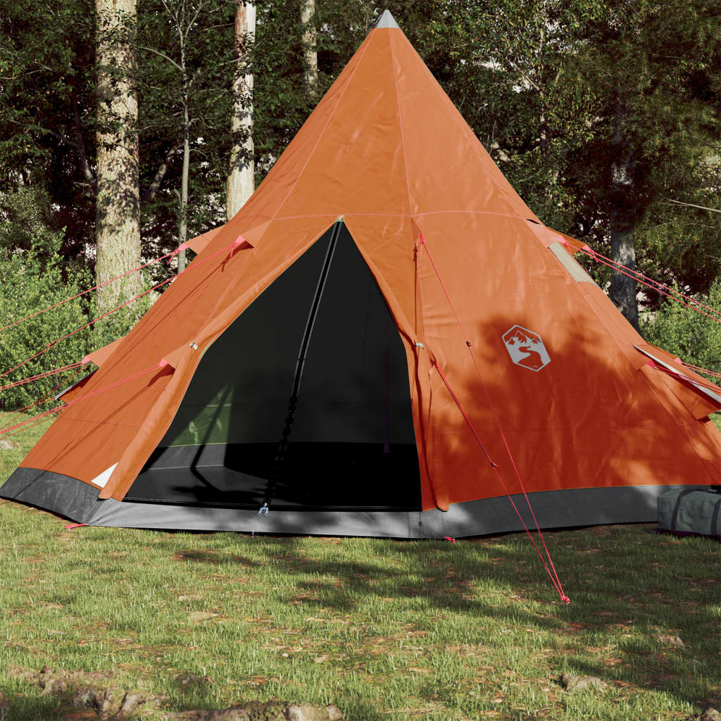 Tente Tipi 4 places imperméable orange