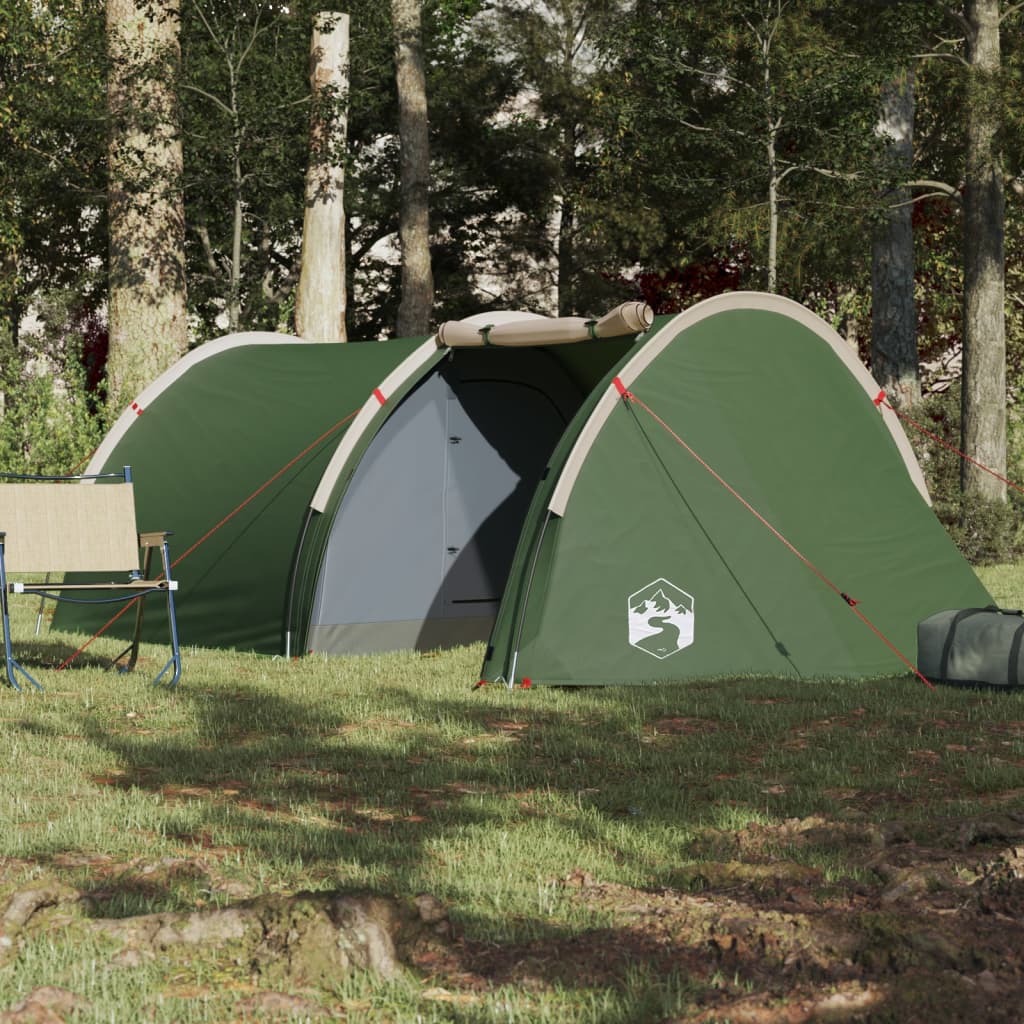 Tunneltent 4-persoons waterdicht oranje