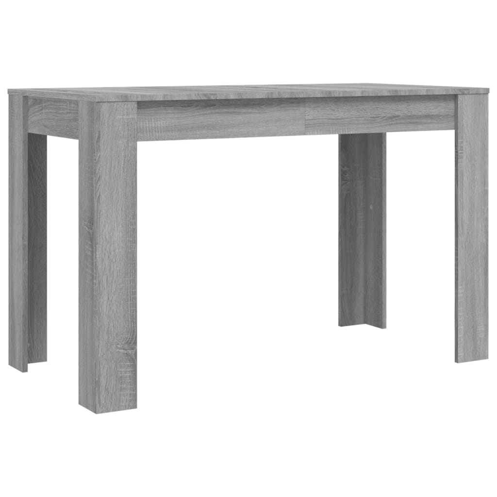 Eettafel 120x60x76 cm bewerkt hout