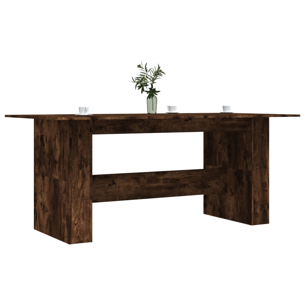 Eettafel 180x90x76 cm bewerkt hout