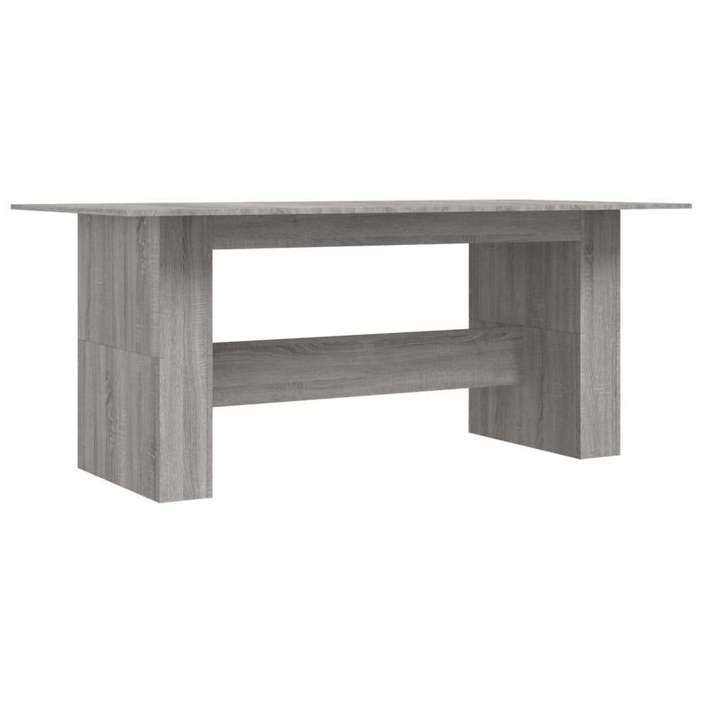 Eettafel 180x90x76 cm bewerkt hout