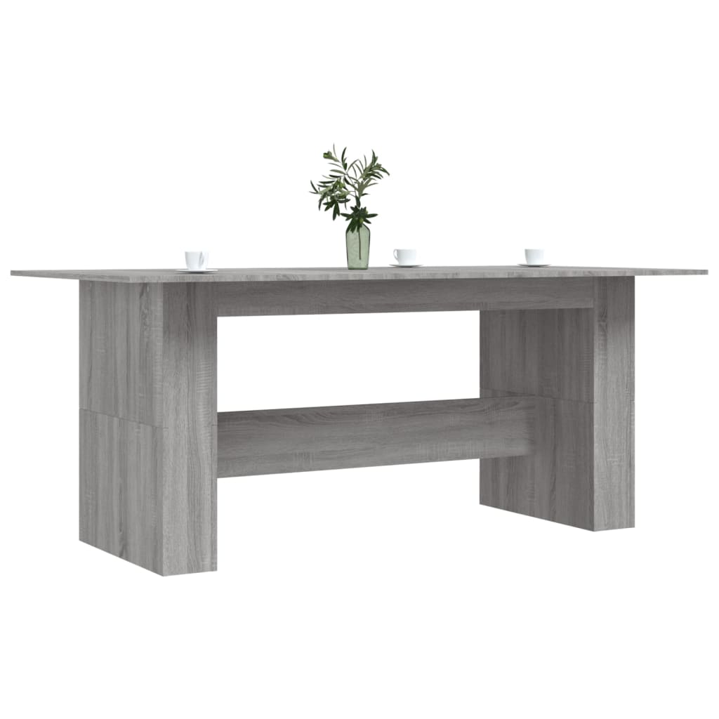 Eettafel 180x90x76 cm bewerkt hout