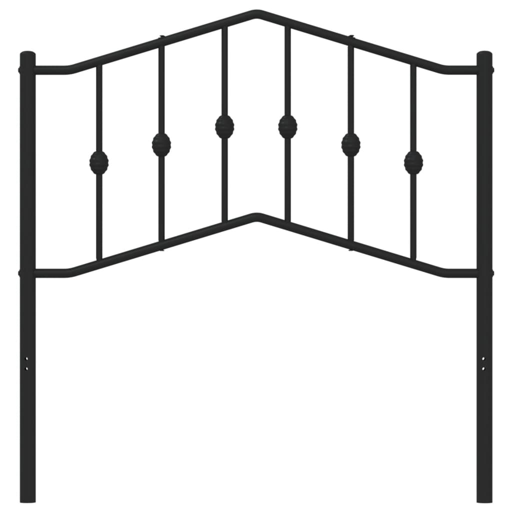 Hoofdbord 90 cm metaal