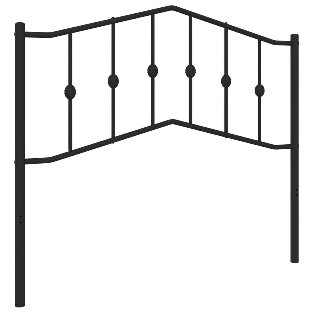 Hoofdbord 90 cm metaal