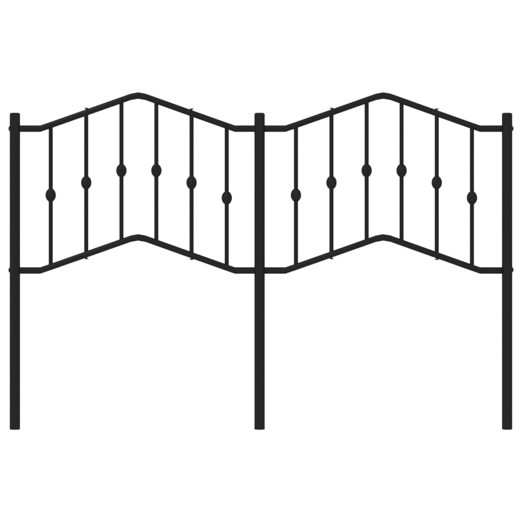 Hoofdbord 90 cm metaal