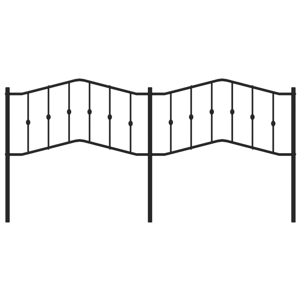 Hoofdbord 90 cm metaal