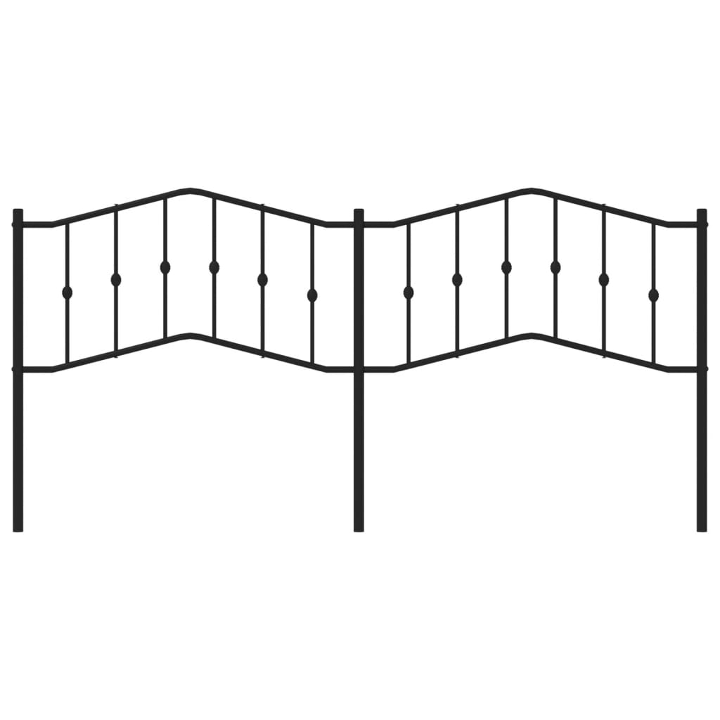 Hoofdbord 90 cm metaal