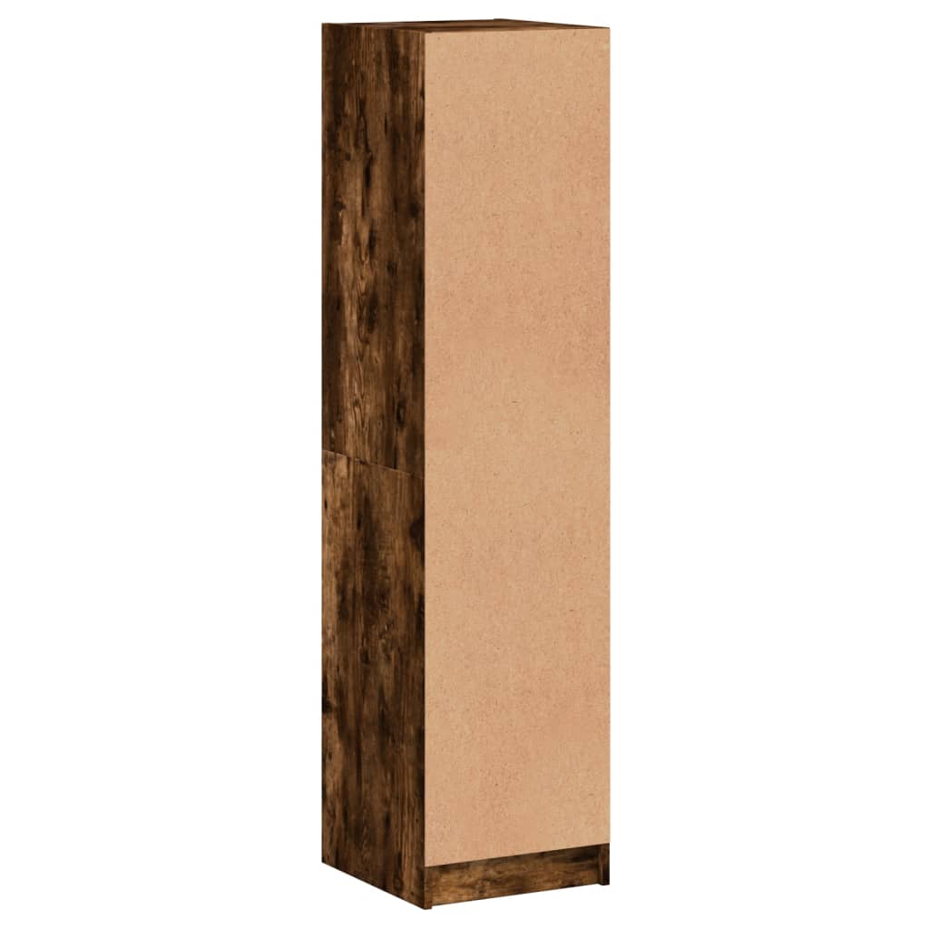 Armoire haute avec portes vitrées 35x37x142 cm