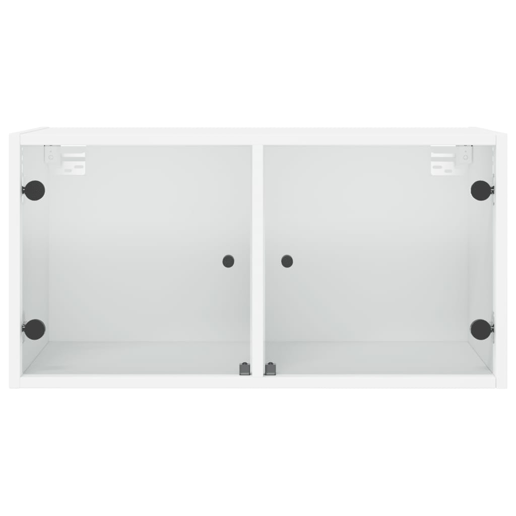 Éléments muraux avec portes vitrées 2 pcs 68,5x37x35 cm