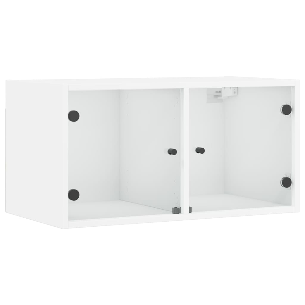 Éléments muraux avec portes vitrées 2 pcs 68,5x37x35 cm