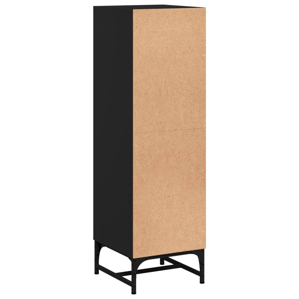 Armoire haute avec portes vitrées 35x37x120 cm