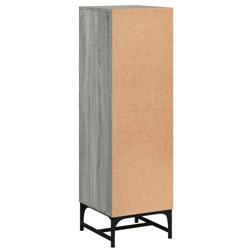 Armoire haute avec portes vitrées 35x37x120 cm