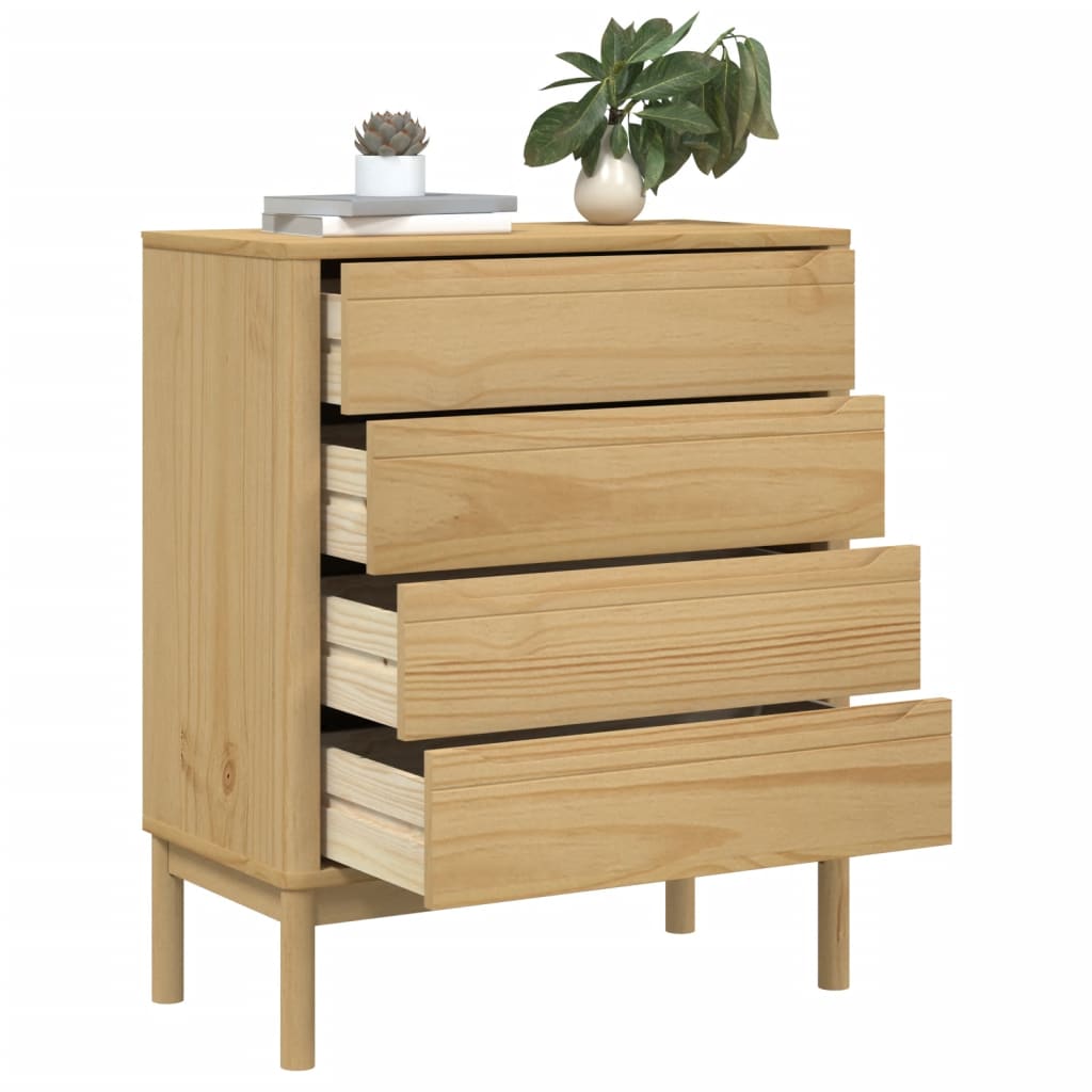 Commode FLORO en bois de pin massif