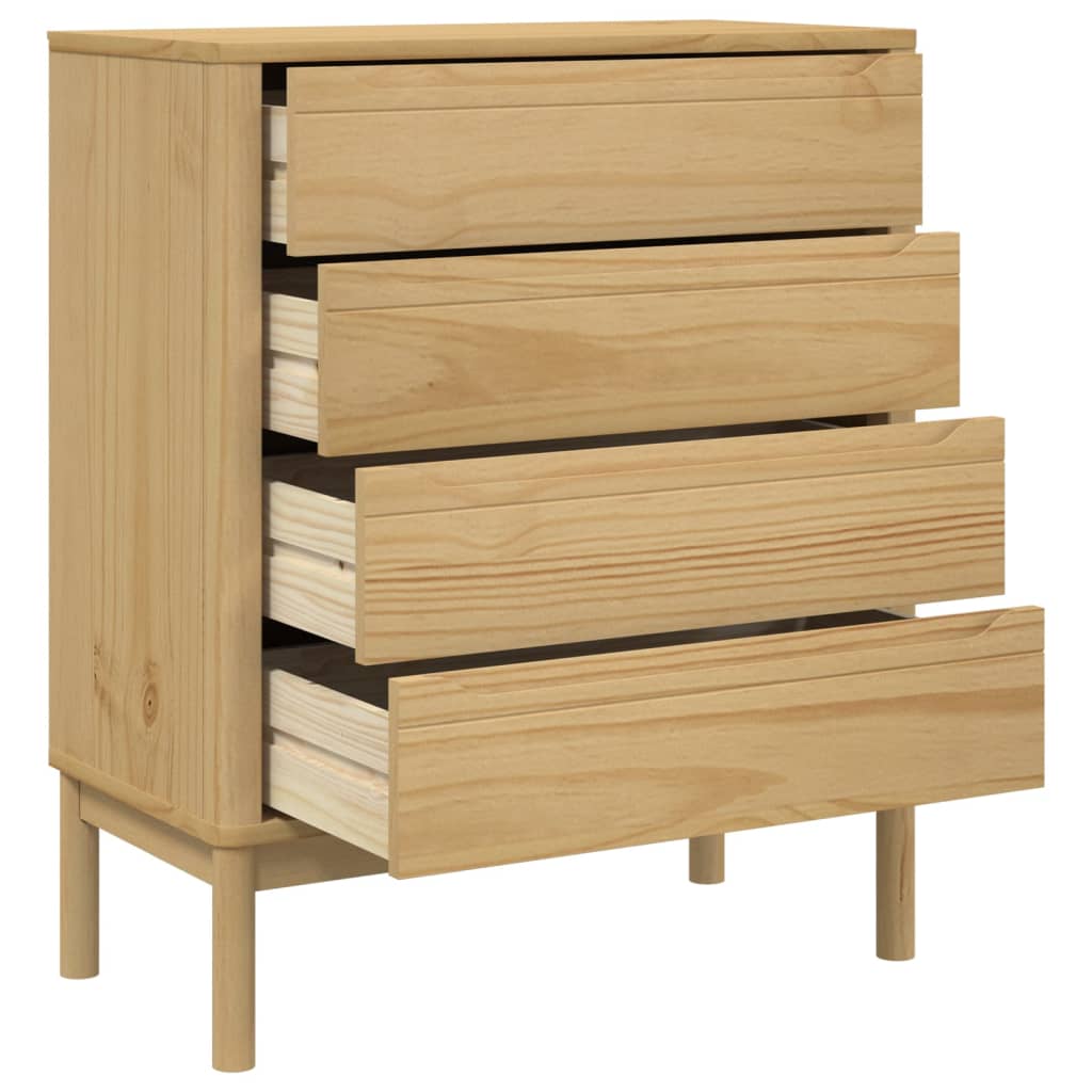 Commode FLORO en bois de pin massif