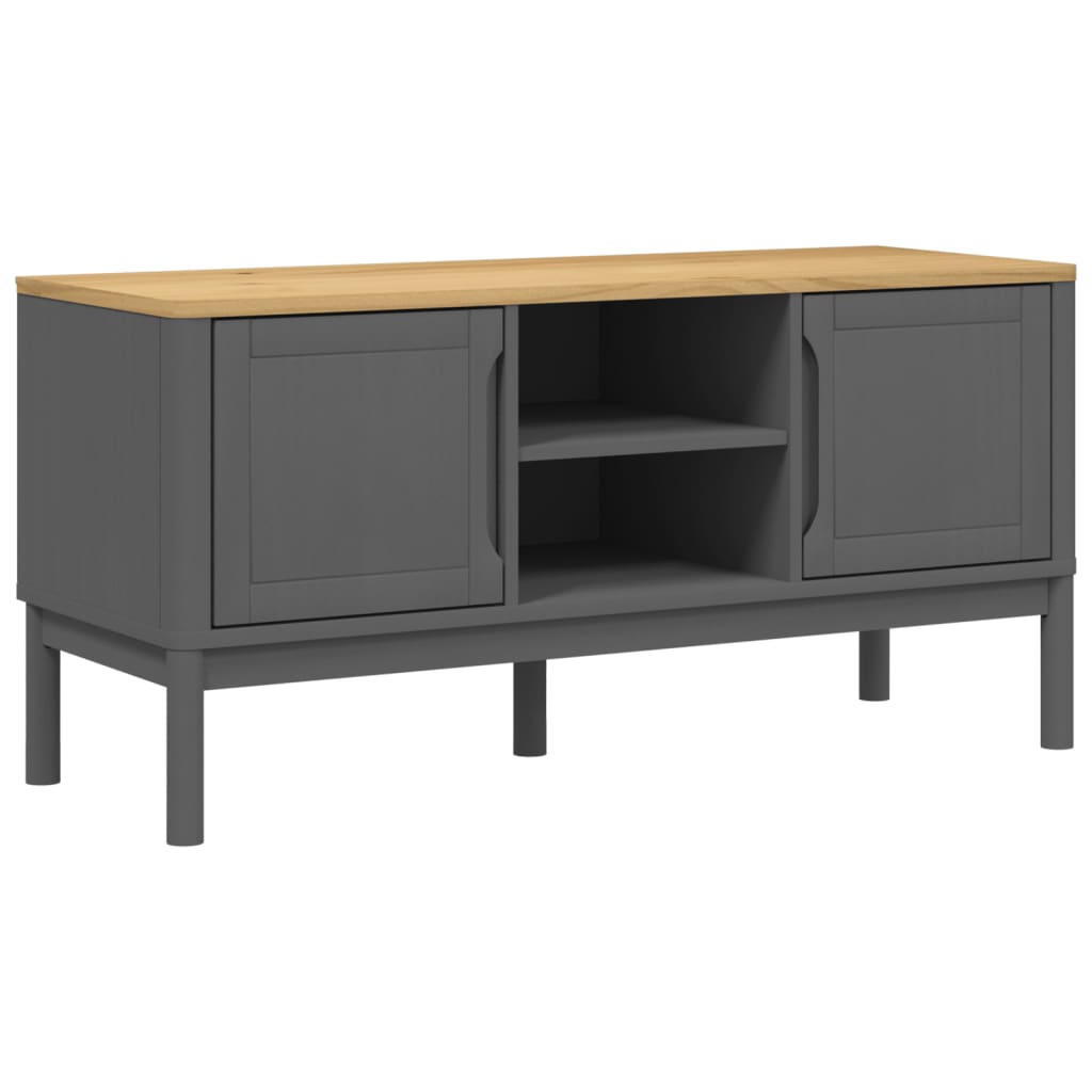 Tv-meubel FLORO 114x43x55 cm massief grenenhout