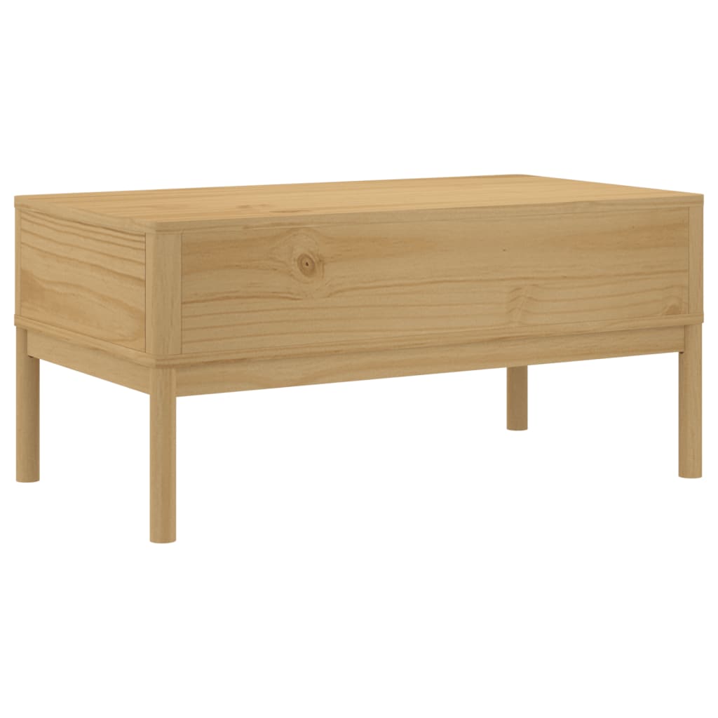 Salontafel FLORO 99x55,5x45 cm massief grenenhout