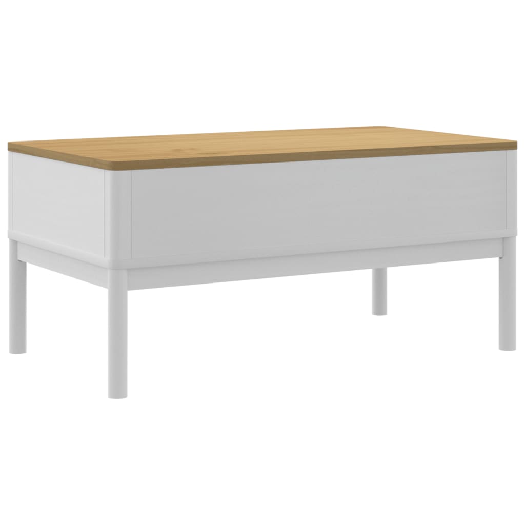 Salontafel FLORO 99x55,5x45 cm massief grenenhout