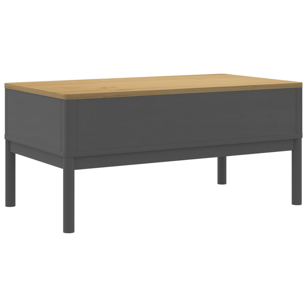 Salontafel FLORO 99x55,5x45 cm massief grenenhout