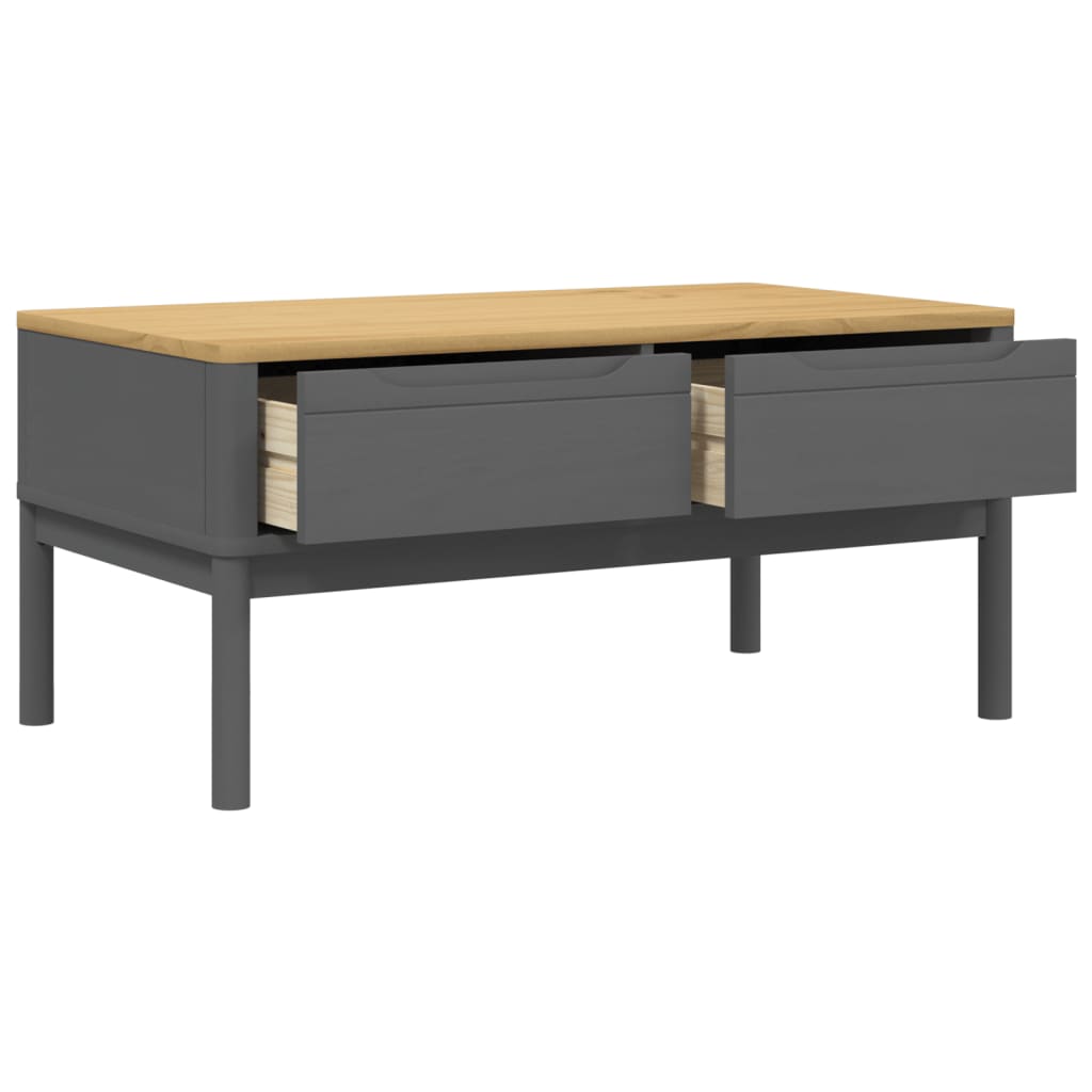 Salontafel FLORO 99x55,5x45 cm massief grenenhout