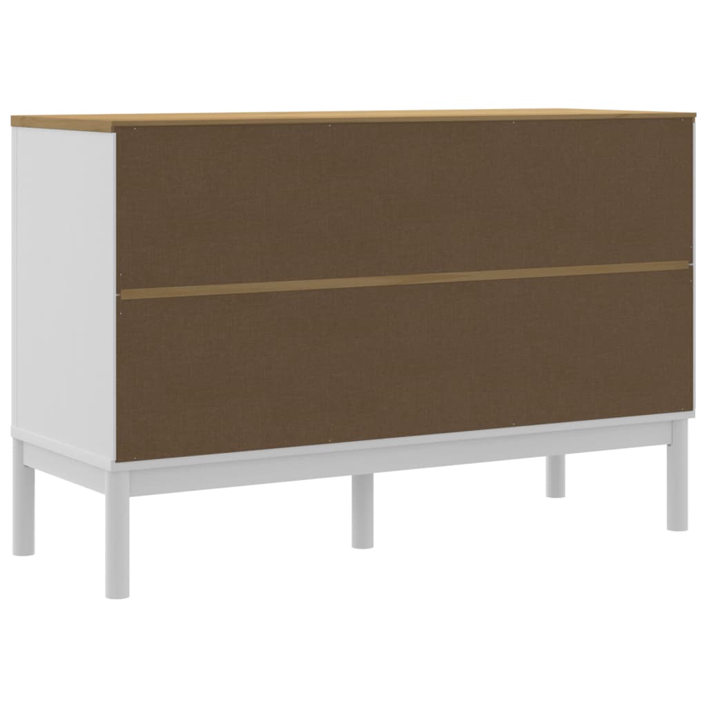 Dressoir FLORO 114x43x74 cm massief grenenhout