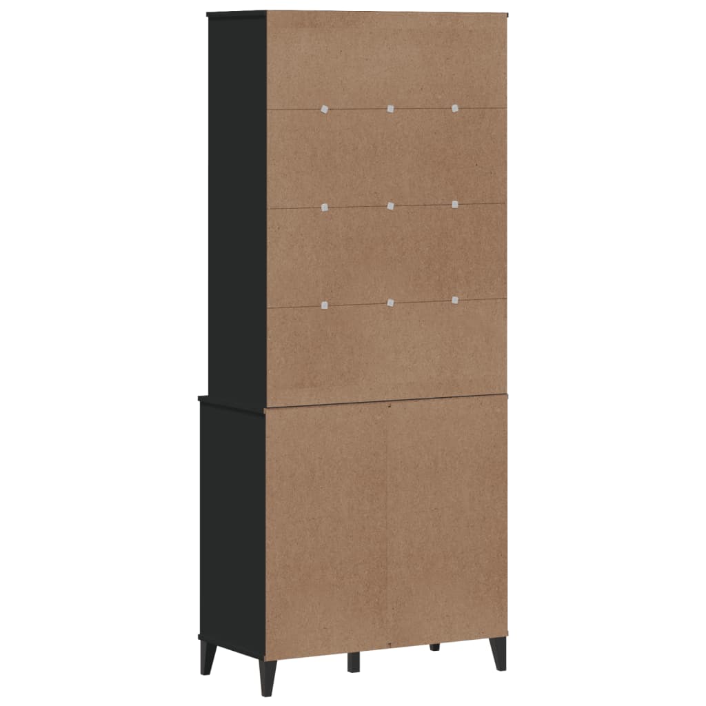 Armoire haute VIKEN 80x40x190 cm en bois de pin massif