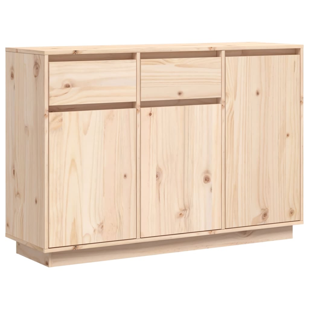 Dressoir 110x34x75 cm massief grenenhout