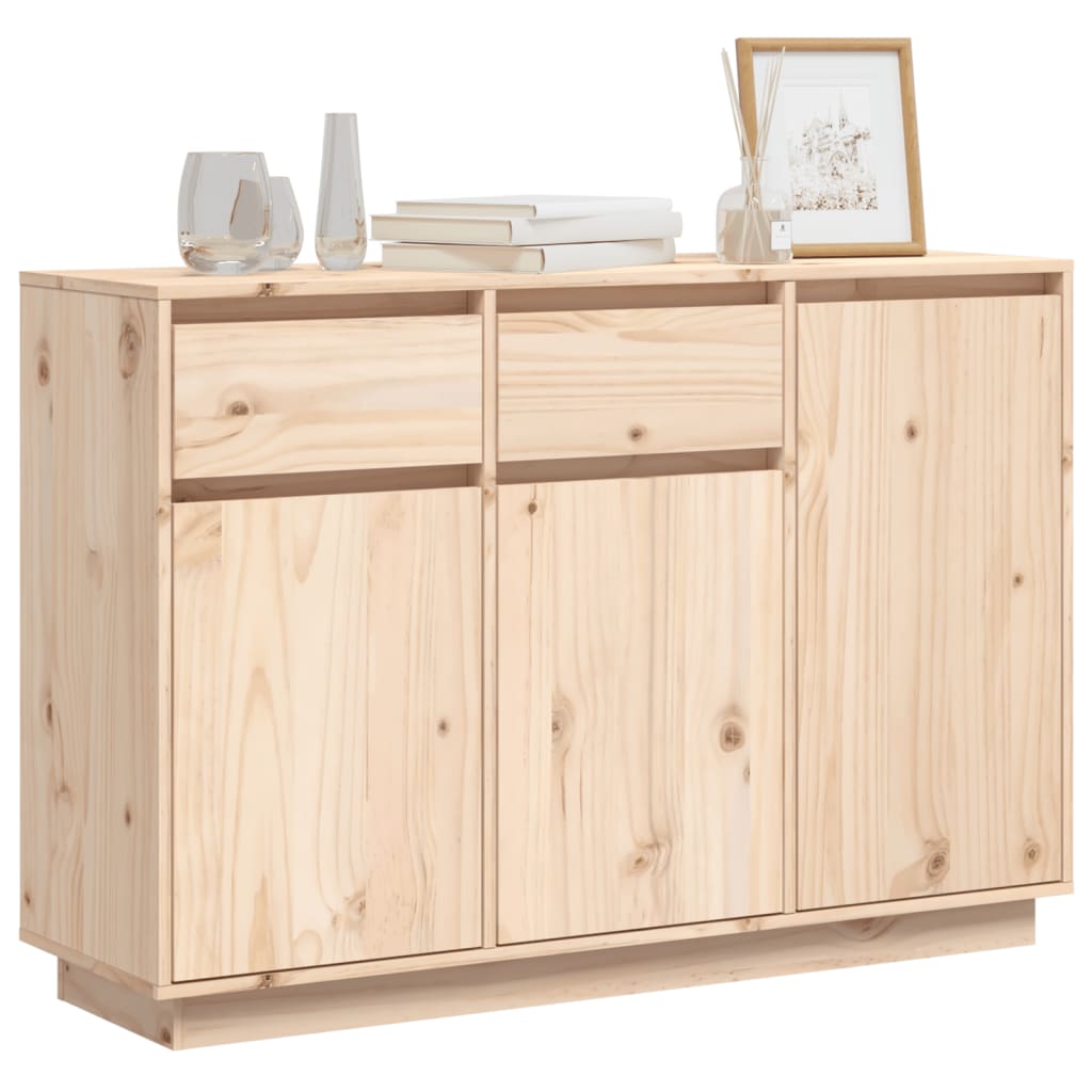 Dressoir 110x34x75 cm massief grenenhout