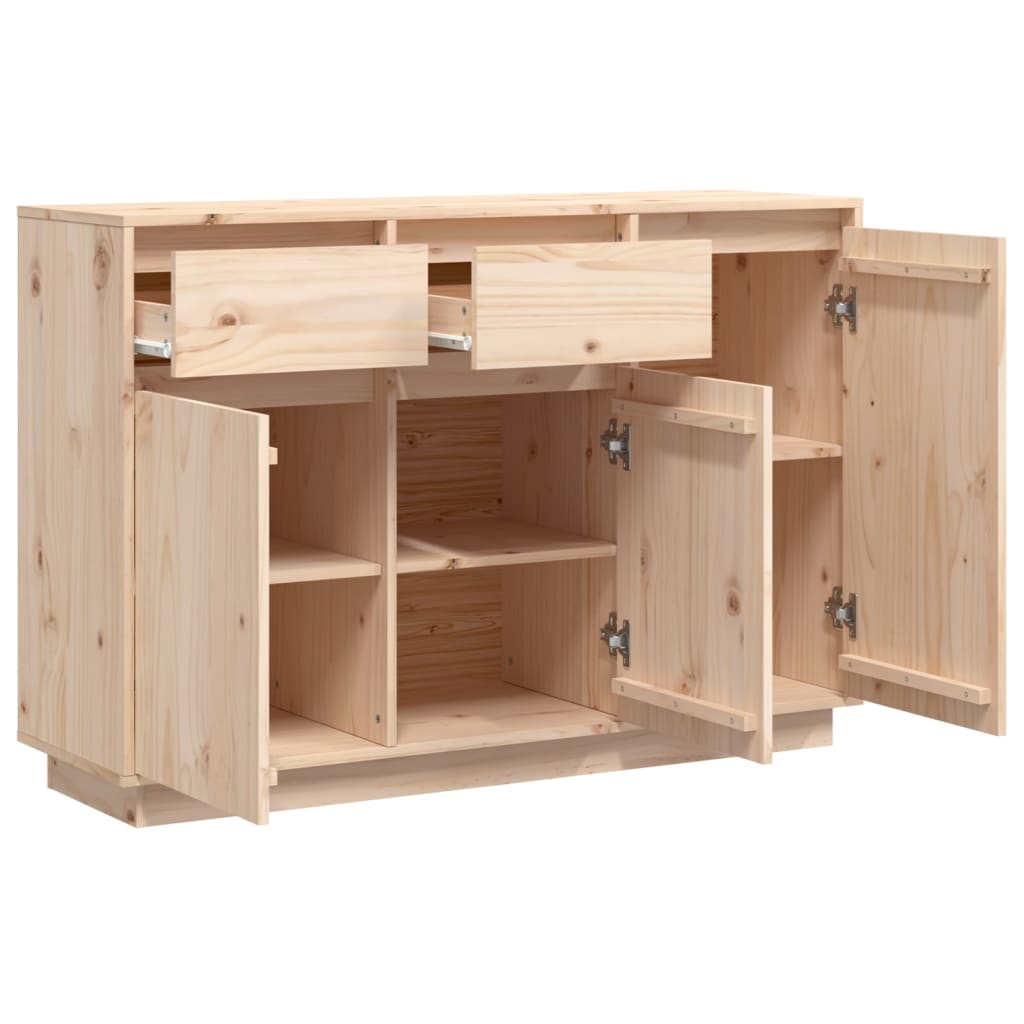 Dressoir 110x34x75 cm massief grenenhout