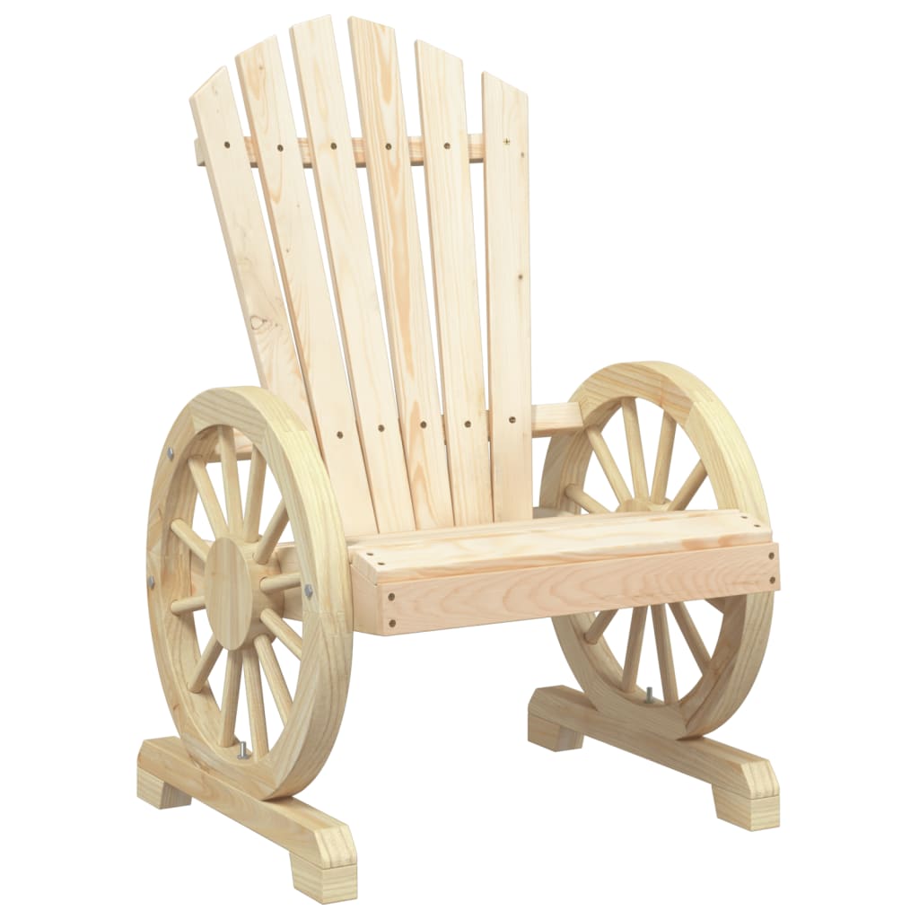 Chaises de jardin 2 pcs Adirondack en bois de pin massif