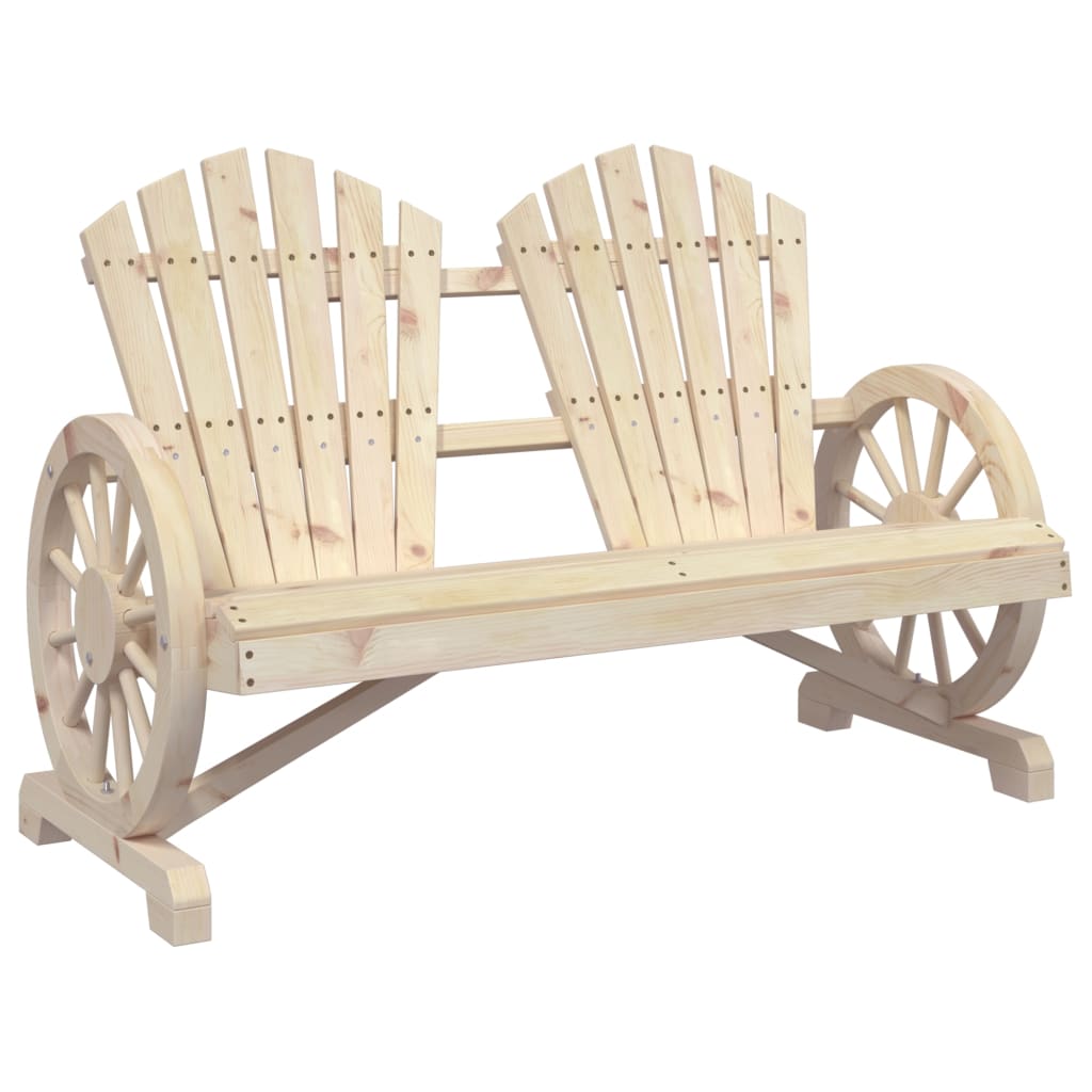 Chaises de jardin 2 pcs Adirondack en bois de pin massif