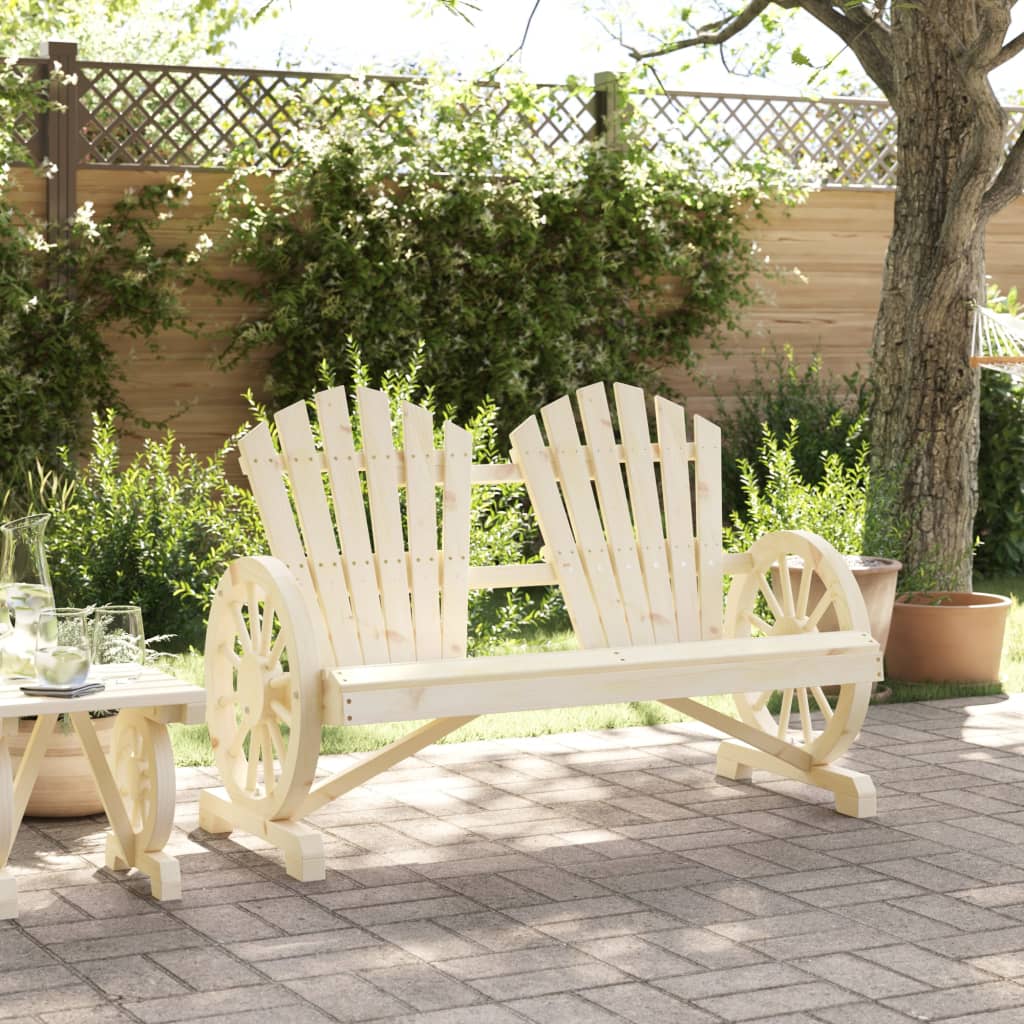 Chaises de jardin 2 pcs Adirondack en bois de pin massif