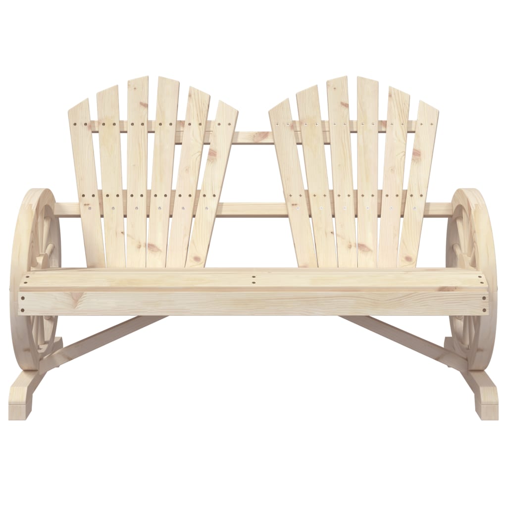 Chaises de jardin 2 pcs Adirondack en bois de pin massif