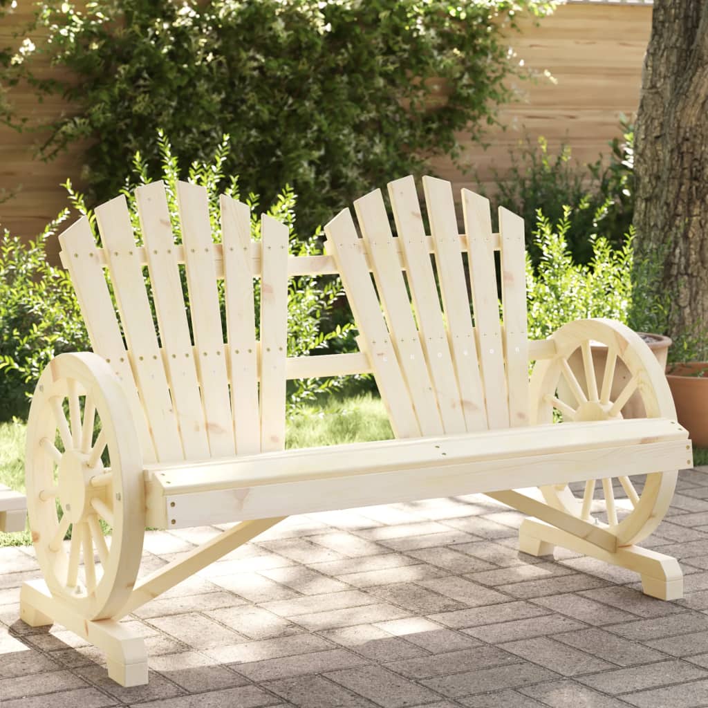 Chaises de jardin 2 pcs Adirondack en bois de pin massif