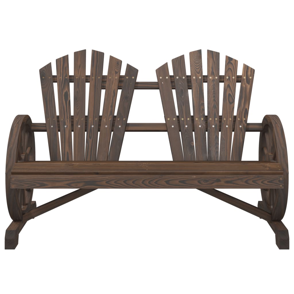 Chaises de jardin 2 pcs Adirondack en bois de pin massif