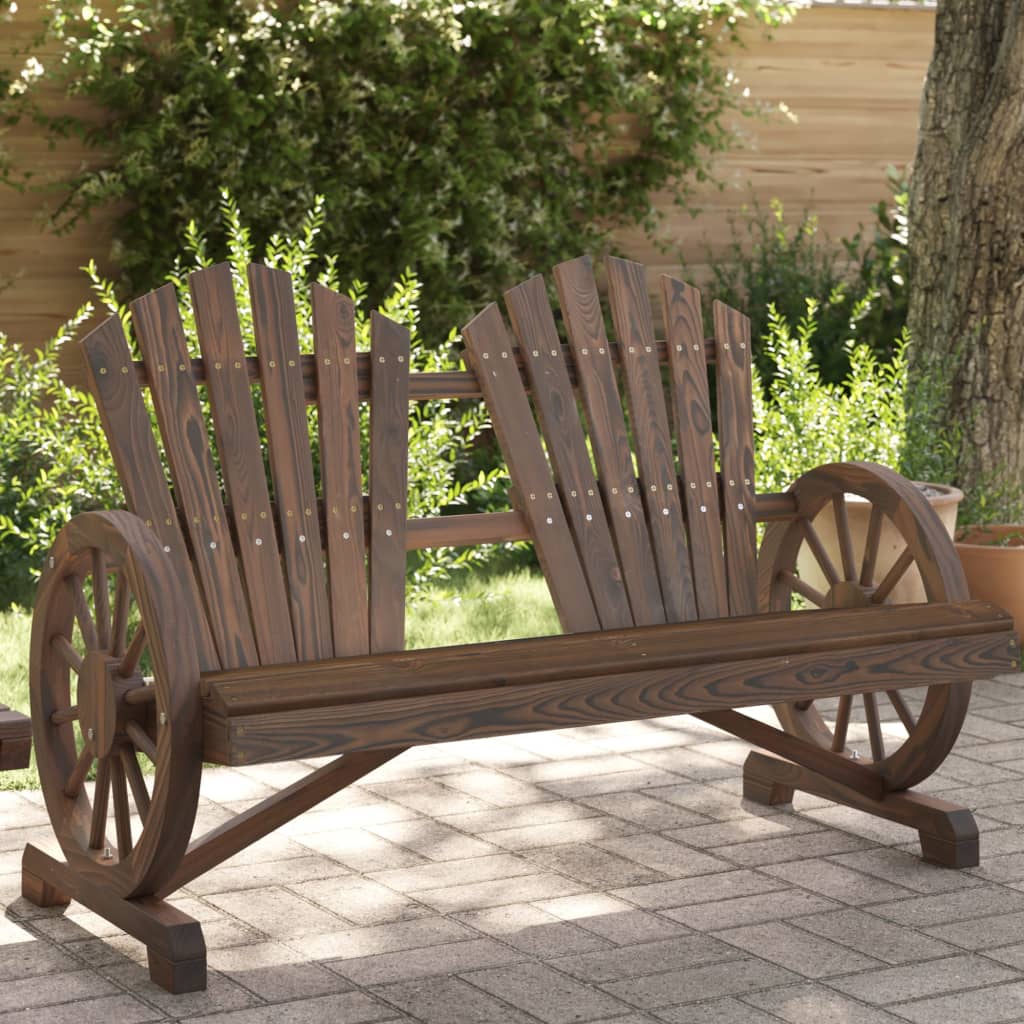 Chaises de jardin 2 pcs Adirondack en bois de pin massif