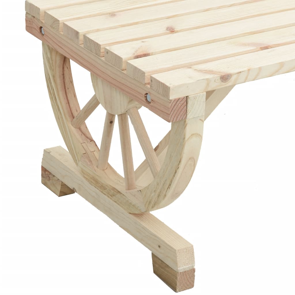 Chaise de jardin 58x58x78,5 cm en bois de pin massif